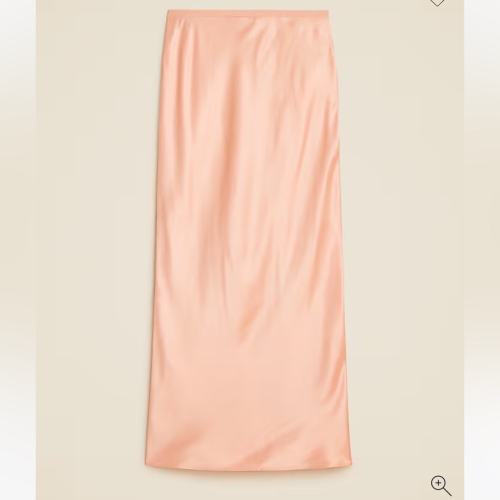 J. Crew Gwyneth Slip Skirt BLACK